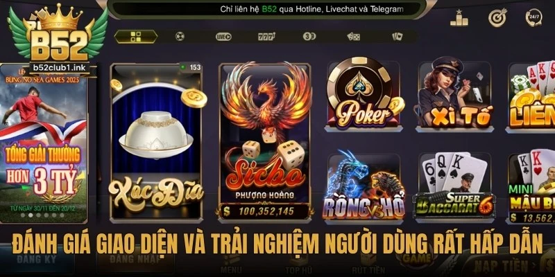 Đánh Giá Giao Diện Và Trải Nghiệm Người Dùng Của B52club 6 Đánh giá giao diện và trải nghiệm người dùng của B52club rất hấp dẫn